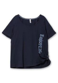 Sheego Jerseyshirt Mit Wordingprint Und Separatem Top -Sommertraum Mode 14889400035 04XL6 00 SH