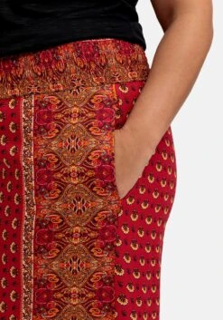 Gemusterte Hose Mit Smokbund Und Zipfelsaum 15 Gemusterte Hose Mit Smokbund Und Zipfelsaum -Sommertraum Mode 14892100779 04QKP 02 SH