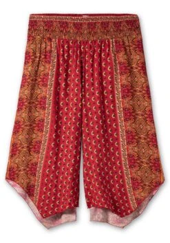 Gemusterte Hose Mit Smokbund Und Zipfelsaum 12 Gemusterte Hose Mit Smokbund Und Zipfelsaum -Sommertraum Mode 14892100779 04QKR 00 SH