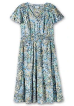 Maxikleid Im Paisleymuster, Mit Smokbund -Sommertraum Mode 14898701463 04QN5 00 SH