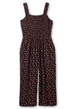 Ärmelloser Overall Mit Blümchendruck Und Weitem Bein -Sommertraum Mode 14901801491 04QU0 00 SH