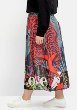 Maxirock Aus Chiffon, Mit Tropical Print -Sommertraum Mode 14903300377 04OVZ 02 SH