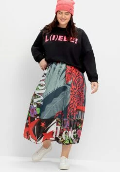 Maxirock Aus Chiffon, Mit Tropical Print -Sommertraum Mode 14903300377 04OW1 02 SH