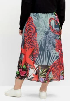 Maxirock Aus Chiffon, Mit Tropical Print -Sommertraum Mode 14903300377 04OW2 02 SH