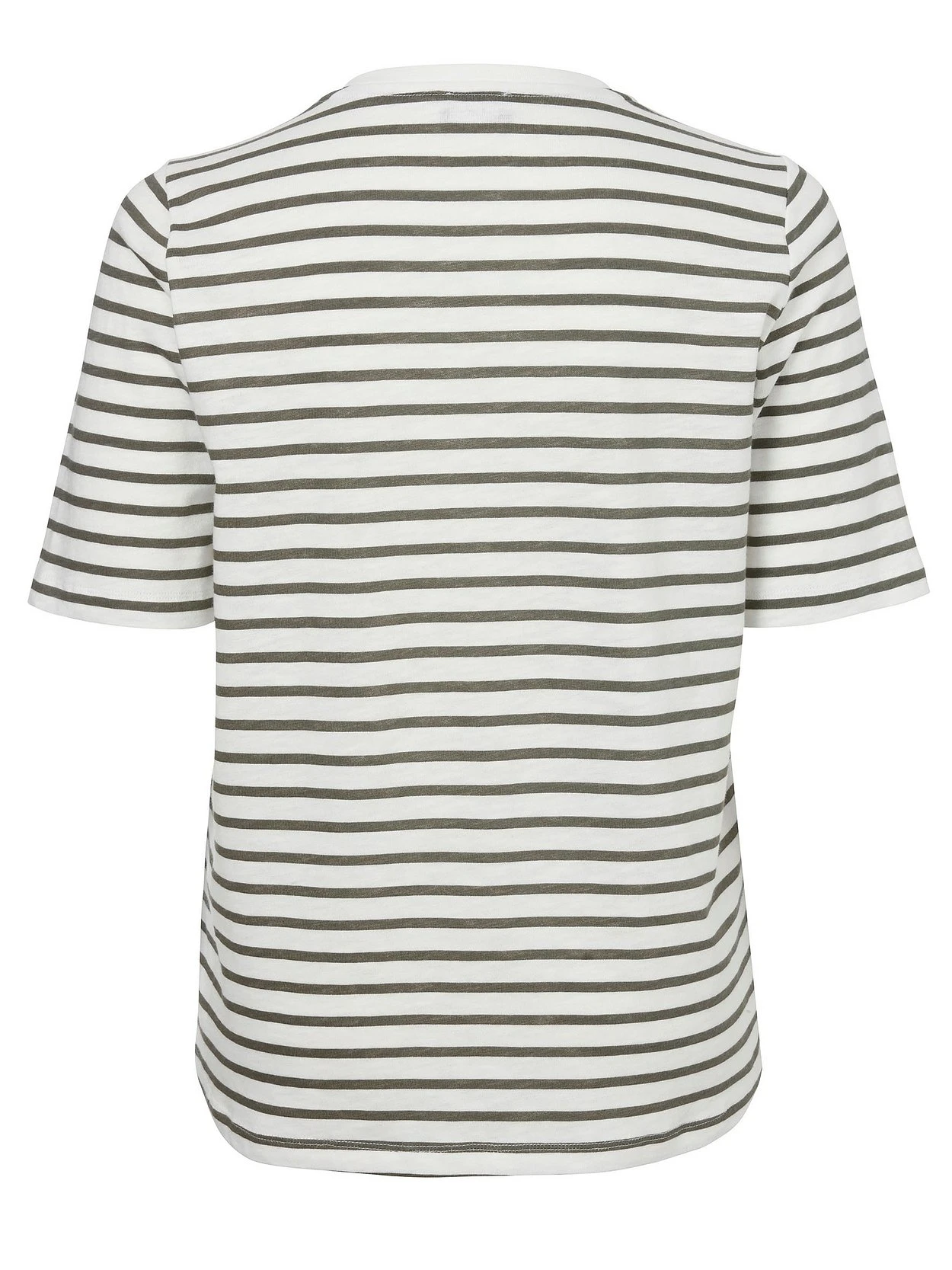 Gestreiftes T-Shirt Mit Frontdruck Und Glitzerdetails 4 Gestreiftes T-Shirt Mit Frontdruck Und Glitzerdetails – Bild 2