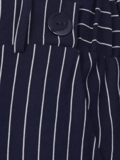 Weite 7/8-Hose Mit Nadelstreifenmuster 7 Weite 7/8-Hose Mit Nadelstreifenmuster -Sommertraum Mode 14936500504 04P4Z 00 SH