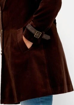 Samt-Kurzmantel Mit Doppelreihiger Knopfleiste -Sommertraum Mode 14968700335 04SPT 02 SH