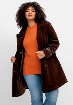 Samt-Kurzmantel Mit Doppelreihiger Knopfleiste -Sommertraum Mode 14968700335 04SPU 02 SH