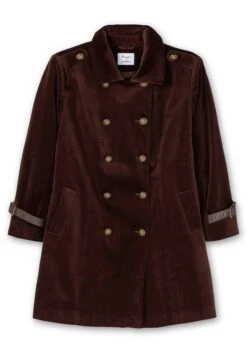 Samt-Kurzmantel Mit Doppelreihiger Knopfleiste -Sommertraum Mode 14968700335 04SPV 00 SH