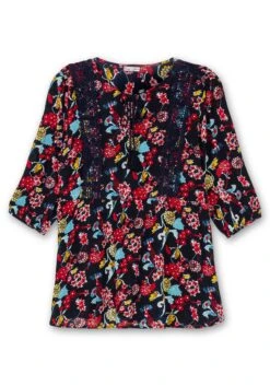 Longtunika Mit Blumendruck, In Crinkle-Optik 10 Longtunika Mit Blumendruck, In Crinkle-Optik -Sommertraum Mode 14973202119 04T3T 00 SH