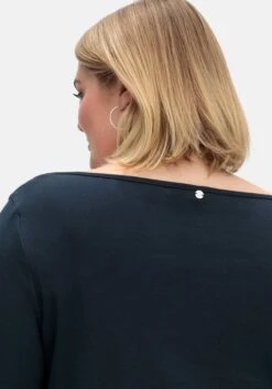 Sheego T-Shirt In Rippqualität, Mit U-Boot-Ausschnitt -Sommertraum Mode 14979700035 04T87 01 SH