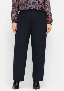 Sheego High-Waist-Hose Mit Bügelfalten, In Karottenform -Sommertraum Mode 14983900035 04T2X 02 SH