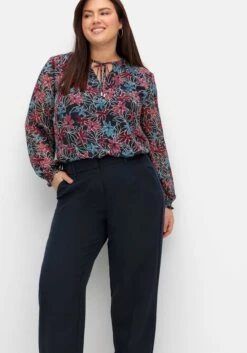 Sheego High-Waist-Hose Mit Bügelfalten, In Karottenform -Sommertraum Mode 14983900035 04T32 02 SH