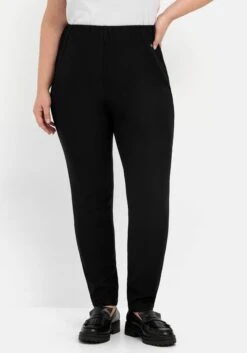 Sheego Schmale Hose In Feiner Rippstruktur, Mit Schlupfbund -Sommertraum Mode 14984200289 04T6Z 02 SH