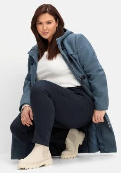 Sheego Schmale Twillhose Im 5-Pocket-Stil, Mit Ziernähten -Sommertraum Mode 14984300035 04SQD 02 SH