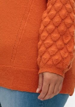 Pullover Mit Rauten- Und Ajourmuster 12 Pullover Mit Rauten- Und Ajourmuster -Sommertraum Mode 14998600224 04TPH 02 SH