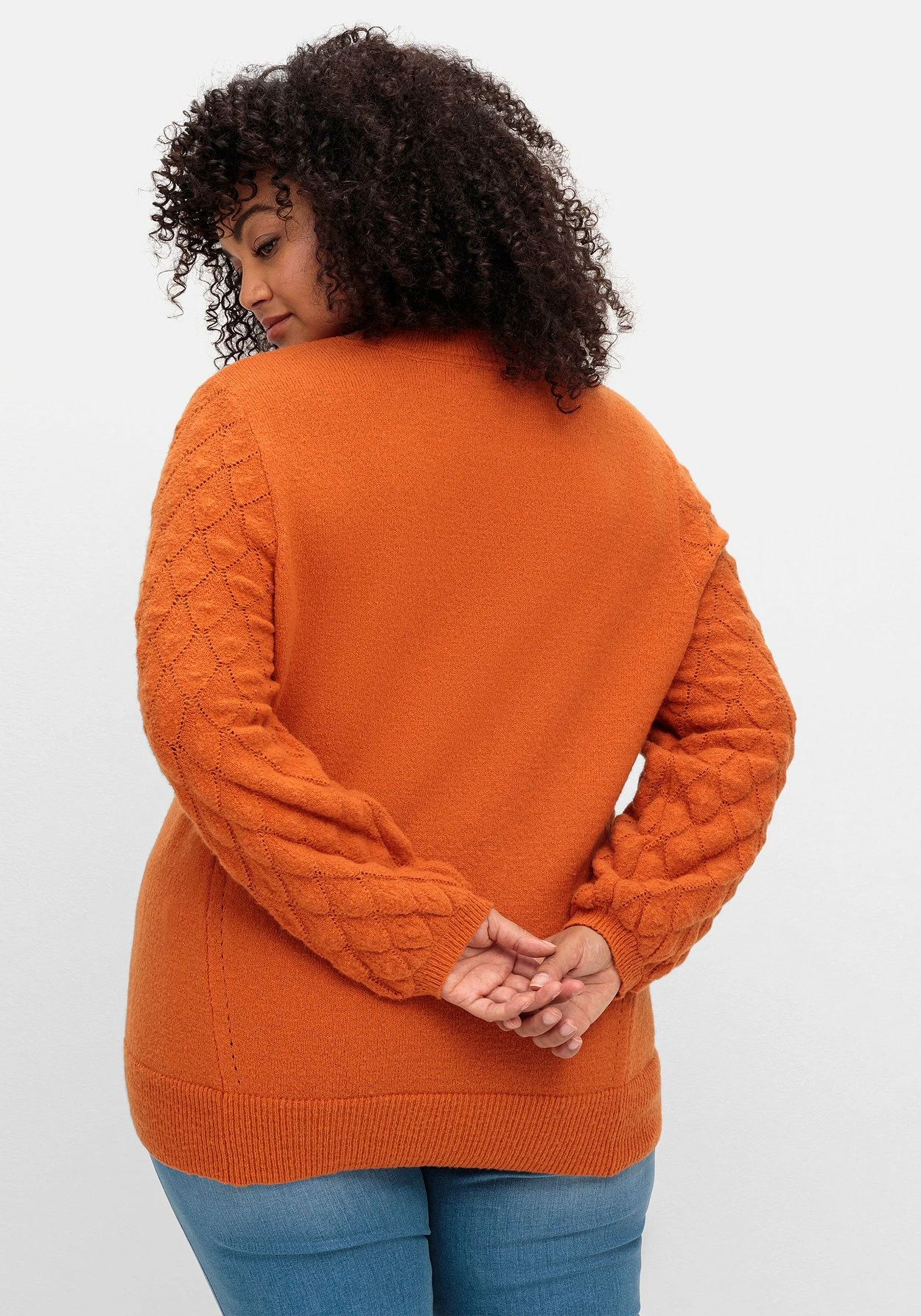 Pullover Mit Rauten- Und Ajourmuster 4 Pullover Mit Rauten- Und Ajourmuster – Bild 2