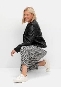 Sheego Schmale Bengalin-Hose In Anklelänge, Mit Karomuster -Sommertraum Mode 15005302107 04XJP 02 SH