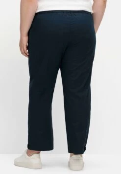 Sheego Popeline-Hose Mit Gummibund Und Riegel Am Saum -Sommertraum Mode 15005500035 04TX2 01 SH