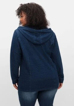 Sheego Sweatjacke Mit Kapuze, Im Denim-Look -Sommertraum Mode 15006600330 04WN1 02 SH