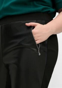 Sheego Gerade Hose Mit Stretchbund, Im Materialmix 14 Sheego Gerade Hose Mit Stretchbund, Im Materialmix -Sommertraum Mode 15009300289 04UFN 02 SH