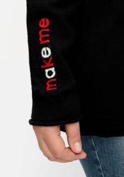 Sheego Kapuzenpullover Mit Wording Im Intarsienstrick -Sommertraum Mode 15010900289 04UIE 02 SH