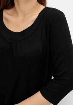 Sheego 3/4-Arm-Shirt In Petite-Passform, In Weiter A-Linie -Sommertraum Mode 15011200289 04UN2 01 SH