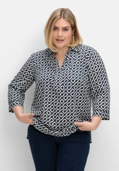 Sheego Tunika Mit Grafischem Alloverprint 13 Sheego Tunika Mit Grafischem Alloverprint -Sommertraum Mode 15023201487 04US2 02 SH