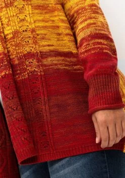 Strickjacke Im Farbverlauf, Mit Schalkragen 12 Strickjacke Im Farbverlauf, Mit Schalkragen -Sommertraum Mode 15023701034 04UTR 02 SH