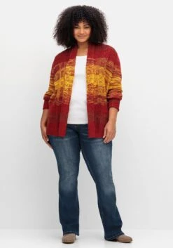 Strickjacke Im Farbverlauf, Mit Schalkragen 11 Strickjacke Im Farbverlauf, Mit Schalkragen -Sommertraum Mode 15023701034 04UTX 02 SH