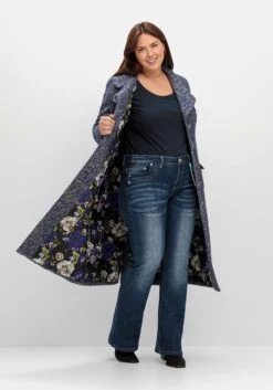 Mantel In Bouclé-Optik, In Leicht Taillierter Form 12 Mantel In Bouclé-Optik, In Leicht Taillierter Form -Sommertraum Mode 15035100025 04WRM 02 SH