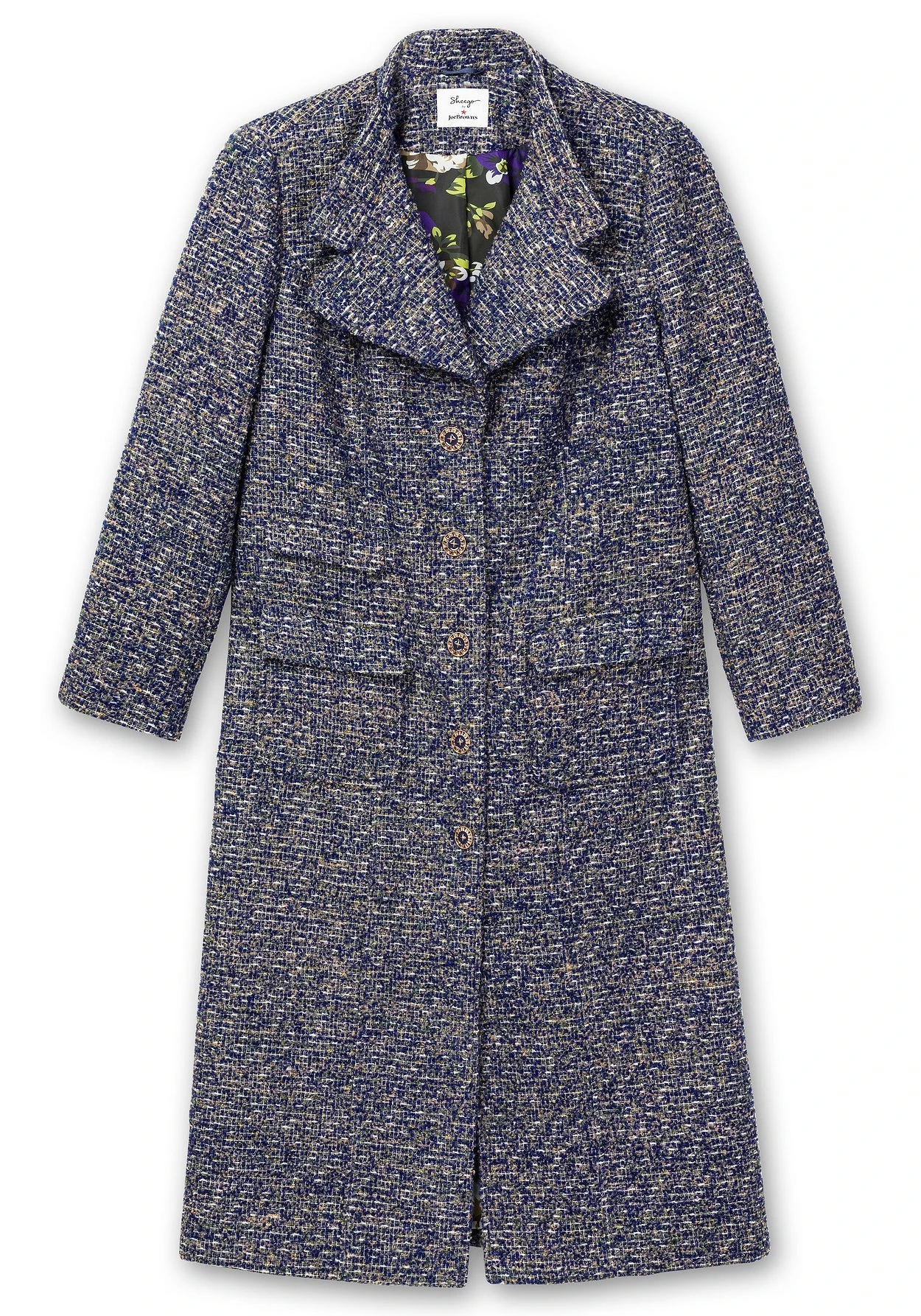 Mantel In Bouclé-Optik, In Leicht Taillierter Form 6 Mantel In Bouclé-Optik, In Leicht Taillierter Form – Bild 4