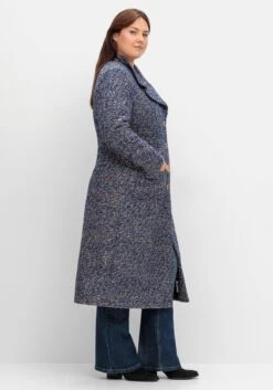 Mantel In Bouclé-Optik, In Leicht Taillierter Form 9 Mantel In Bouclé-Optik, In Leicht Taillierter Form -Sommertraum Mode 15035100025 04WRT 02 SH