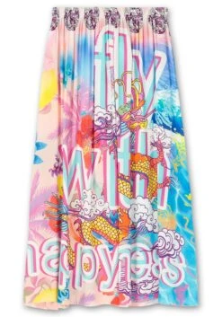 Maxirock Aus Viskose-Satin, Im Multicolor-Muster 12 Maxirock Aus Viskose-Satin, Im Multicolor-Muster -Sommertraum Mode 15044201098 04S77 00 SH