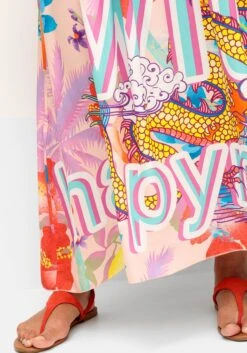 Maxirock Aus Viskose-Satin, Im Multicolor-Muster 14 Maxirock Aus Viskose-Satin, Im Multicolor-Muster -Sommertraum Mode 15044201098 04S78 02 SH