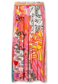 Maxirock Aus Viskose, Im Multicolor-Mustermix -Sommertraum Mode 15045300433 04WMC 00 SH