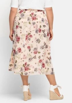 Sheego Maxirock Mit Floralem Alloverprint -Sommertraum Mode 15071300474 04VFJ 02 SH