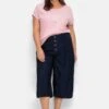 Sheego Culotte In 7/8-Länge Mit Deko-Knöpfen 1 Sheego Culotte In 7/8-Länge Mit Deko-Knöpfen -Sommertraum Mode 15075400018 04VDI 02 SH