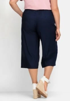Sheego Culotte In 7/8-Länge Mit Deko-Knöpfen -Sommertraum Mode 15075400018 04VDJ 03 SH