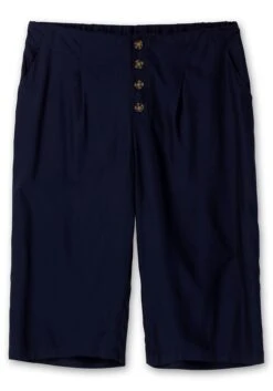 Sheego Culotte In 7/8-Länge Mit Deko-Knöpfen -Sommertraum Mode 15075400018 04VDO 01 SH