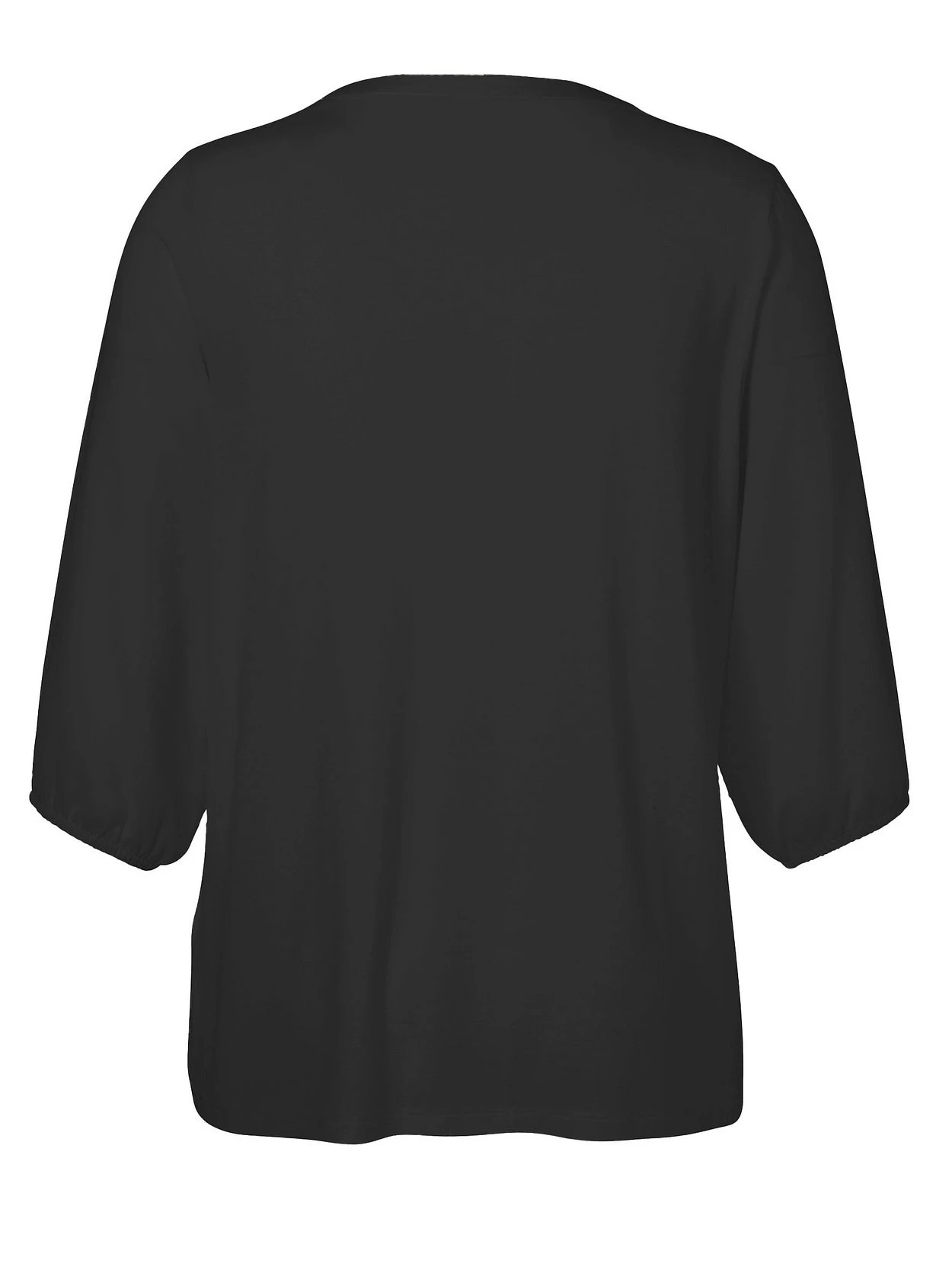 Chiffontunika Mit V-Ausschnitt Und 3/4-Arm 4 Chiffontunika Mit V-Ausschnitt Und 3/4-Arm – Bild 2